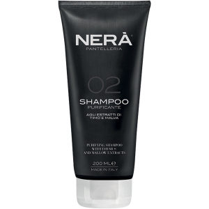 Очищающий шампунь для жирных волос Nera Pantelleria '02 Purifying Shampoo With Thymus And Mallow Extracts с тимьяном и экстрактом мальвы 200 мл (8056098240356) ТОП в Ивано-Франковске