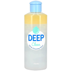 Двофазний засіб для зняття макіяжу A'pieu Deep Clean Oil In Cleansing Water 165 мл (8809581455924) краща модель в Івано-Франківську