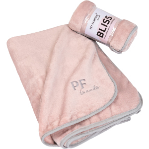 Плед для собак та кішок Pet Fashion Bliss 2 77х100 см Пудровий (4823082419036) краща модель в Івано-Франківську