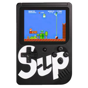 Портативна ігрова ретро приставка Sup 400 Game Box 8bit Black краща модель в Івано-Франківську