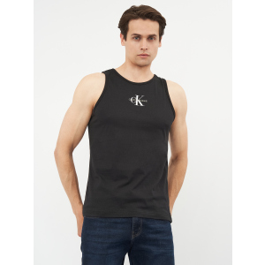 Майка Calvin Klein Jeans Center Chest Monogram Tank Top J30J318512-BEH L Black (8719853971727) в Ивано-Франковске