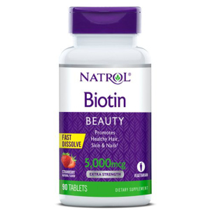 Витамины Natrol Biotin 5000 мкг Straw 90 таблеток (047469063238) в Ивано-Франковске