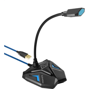 Мікрофон Promate Streamer LED, USB Blue (streamer.blue) в Івано-Франківську