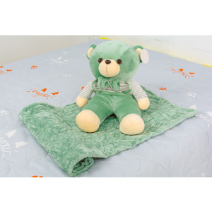 Плед дитячий MirSon №1050 Bear Green 100х160 (2200003094015) надійний