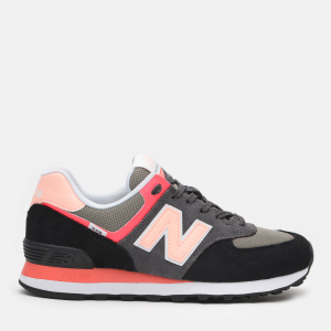 Кросівки New Balance WL574ST2 35.5 (6) 23 см Чорні з рожевим (195173226286) краща модель в Івано-Франківську