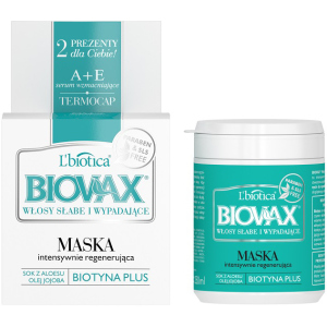 Маска для волос L'biotica Biovax Anti-hair loss от выпадения волос 250 мл (5907467544410) лучшая модель в Ивано-Франковске