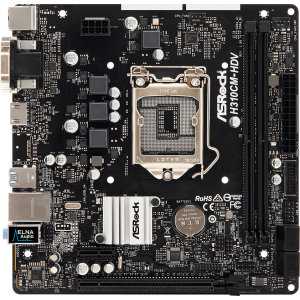 Материнская плата ASRock H310CM-HDV (s1151, Intel H310, PCI-Ex16) в Ивано-Франковске