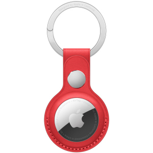 Шкіряний брелок Apple для AirTag з кільцем для ключів Red (MK103ZM/A) краща модель в Івано-Франківську