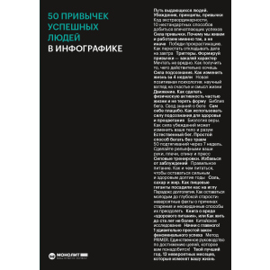 50 звичок успішних людей в інфографіці - Smartreading (9786177966387) в Івано-Франківську