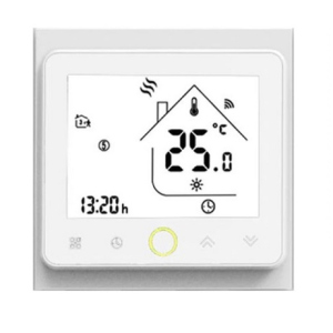 Терморегулятор In-Therm PWT-002 Wi-Fi White сенсорний програмований для теплої підлоги в Івано-Франківську