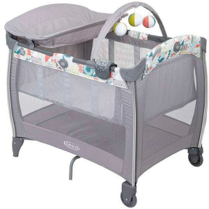 Манеж-кроватка Graco Contour Electra Patchwork (9D899PTWEU) ТОП в Ивано-Франковске