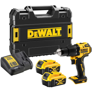 Аккумуляторная ударная дрель-шуруповерт DeWalt DCD709P2T