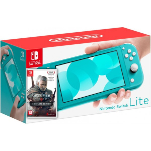 Nintendo Switch Lite Turquoise + Гра The Witcher 3: Wild Hunt Complete Edition (російська версія) ТОП в Івано-Франківську