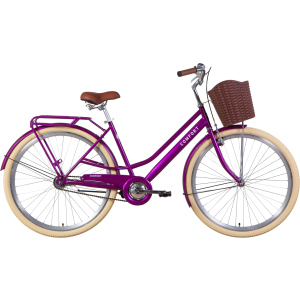 Велосипед Dorozhnik COMFORT FEMALE Velosteel 28" 19.5" 2021 Фіолетовий (OPS-D-28-196) краща модель в Івано-Франківську