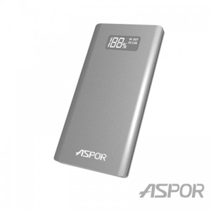 купити Універсальна мобільна батарея Aspor A387S 10000mAh Silver