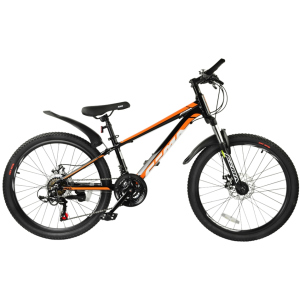 Велосипед Royal Baby Fema MTB 1.0 24" Official UA 2021 Чорний (RB24-10-BLK) ТОП в Івано-Франківську