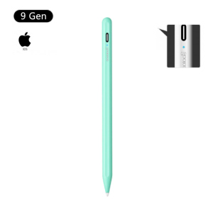 Стилус для планшета Apple iPad 2018-2021 Goojodoq 9 Gen Magnetic Type-C 1.2mm Turquoise