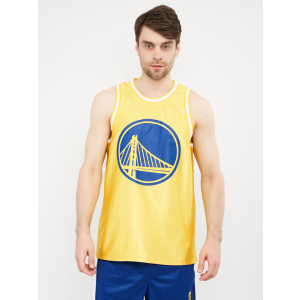 Майка Outer staff NBA EK2M1BBSQ-CURRY XL Жовта з синім (2120098602820) краща модель в Івано-Франківську