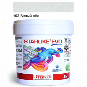 купити Епоксидна затирка Litokol Starlike EVO 102 (білий лід) біла 5кг