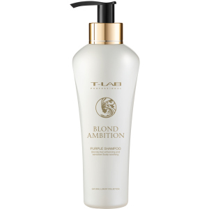 Шампунь T-LAB Professional Blond Ambition Purple Shampoo для корекції кольору та живлення волосся 300 мл (5060466660359) краща модель в Івано-Франківську