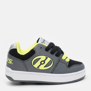 Роликові кросівки Heelys Cement 2-Wheel 771084 30 Charcoal/Black/Bright Yellow (889642518100) краща модель в Івано-Франківську