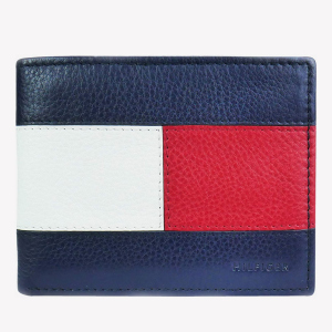 Портмоне чоловіче шкіряне Tommy Hilfiger 142275173 Синій (1159754804) ТОП в Івано-Франківську