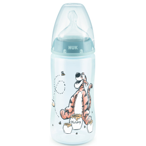 Бутылочка для кормления NUK Diswin First Choice Plus c силиконовой соской 300 мл Синяя (4008600400639) ТОП в Ивано-Франковске