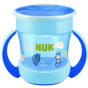 Поильник Nuk Evolution Mini Magic 160 мл Синій (4008600351825) краща модель в Івано-Франківську