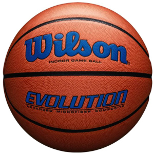 М'яч баскетбольний Wilson Evolution 295 game ball ro size7 (WTB0595XB0704)