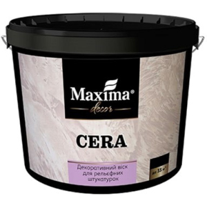 Декоративний віск Maxima для обробки рельєфних штукатурок "Cera" 1 л (4820024426794) ТОП в Івано-Франківську