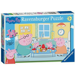 Пазл Ravensburger Свинка Пеппа та Сім'я 35 елементів (4005556086283) ТОП в Івано-Франківську