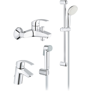 Набір змішувачів GROHE Eurosmart 27598005 (27598001+33300002+23124002) краща модель в Івано-Франківську