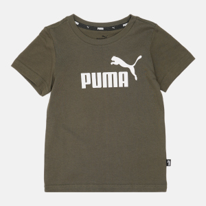 Футболка дитяча Puma ESS Logo Tee 58696044 146-152 см Grape Leaf (4063699310931) краща модель в Івано-Франківську