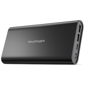 RavPower Power Bank 26800mAh USB-C/2xUSB (RP-PB067) чорний ТОП в Івано-Франківську