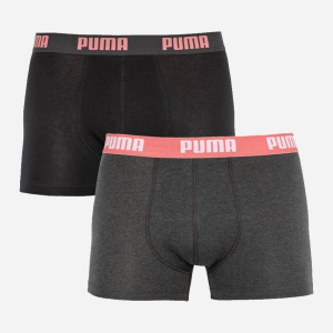 Набір трусів Puma Basic Boxer 2P 521015001-001 2 шт S Чорний з темно-сірим (8718824806600) в Івано-Франківську