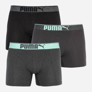 Набір трусів Puma Lifestyle Sueded Cotton Boxer 3P Box 681030001-005 3 шт S Чорний (8718824812007)