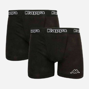 Трусы-шорты Kappa Boxers 2-Pack 304JB30-950 S 2 шт Black/Black (8002390434757)