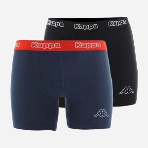 Трусы-шорты Карра Boxers 2-Pack 304JB30-928 L 2 шт Black/Navy (8002390431893) лучшая модель в Ивано-Франковске