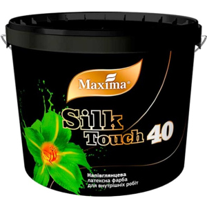 Полуглянцевая латексная краска "Silk Touch 40" Maxima 3.5 кг (4823083307783) рейтинг