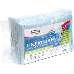 Пеленки Magic Pet с древесным углем 60 х 60 см 30 шт (10003 / 6952981610010) в Ивано-Франковске