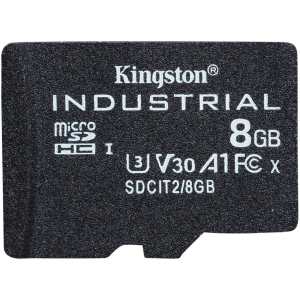 Kingston microSDHC 8GBSP Industrial Class 10 UHS-I V30 A1 (SDCIT2/8GBSP) краща модель в Івано-Франківську