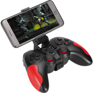 Бездротовий геймпад XTRIKE GP-45 Android/PS3/PC D-input &amp; X-input Black/Red (GP-45) в Івано-Франківську