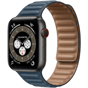 Ремінець Promate Maglet-40 для Apple Watch 38-40 мм 1/2/3/4/5/6/SE Baltic Blue (maglet-40.balticblue) ТОП в Івано-Франківську