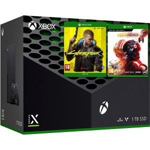 Microsoft Xbox Series X 1Tb + Cyberpunk 2077 (російська версія) + Star Wars: Squadrons (російська версія) ТОП в Івано-Франківську