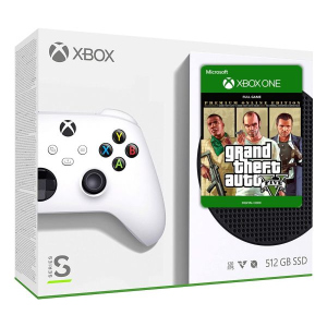 Microsoft Xbox Series S 512Gb + GTA V Premium Edition (російська версія) краща модель в Івано-Франківську