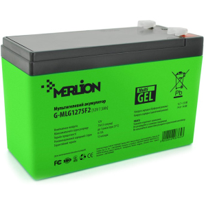 Акумуляторна батарея MERLION 12 V 7.5 Ah (G-MLG1275F2)