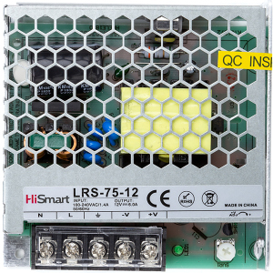 Блок питания HiSmart 12V 6A 75W (LRS-75-12) лучшая модель в Ивано-Франковске