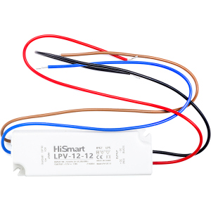 Блок живлення HiSmart 12V 1А 12W IP67 (LPV-12-12)