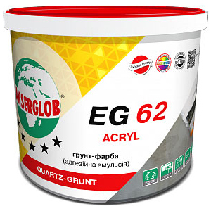 Грунтующая краска Anserglob EG 62 Acryl 10 л Белая (IG10000017274) ТОП в Ивано-Франковске