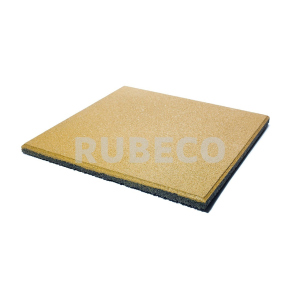 купити Гумова плитка RUBECO 500*500*25мм жовта 1м2